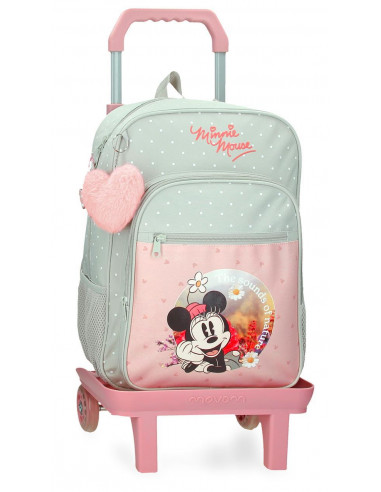 29624T1 ADAPT. BACKPACK 32CM.W/TROLLEY  MINNIE MOUSE WILD NA